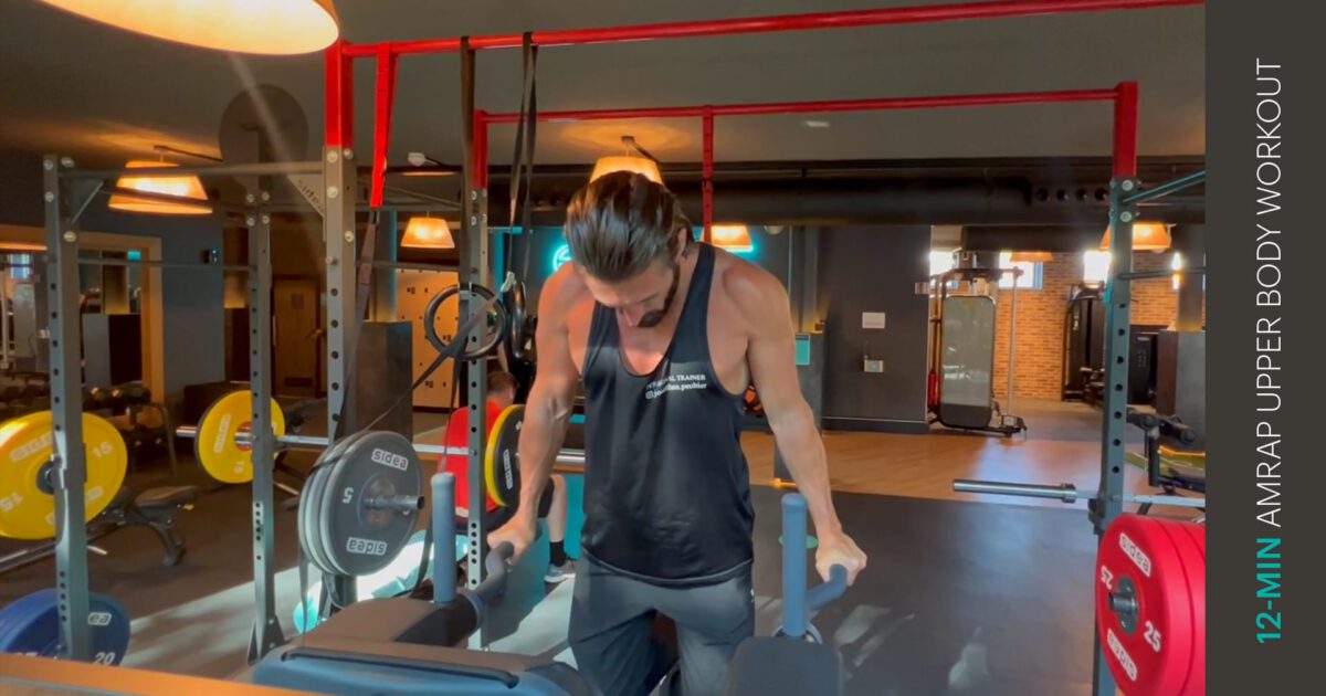 AMRAP upper body workout | Entraînement AMRAP du haut du corps