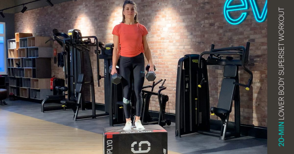 lower body superset workout |entraînement du bas du corps superset