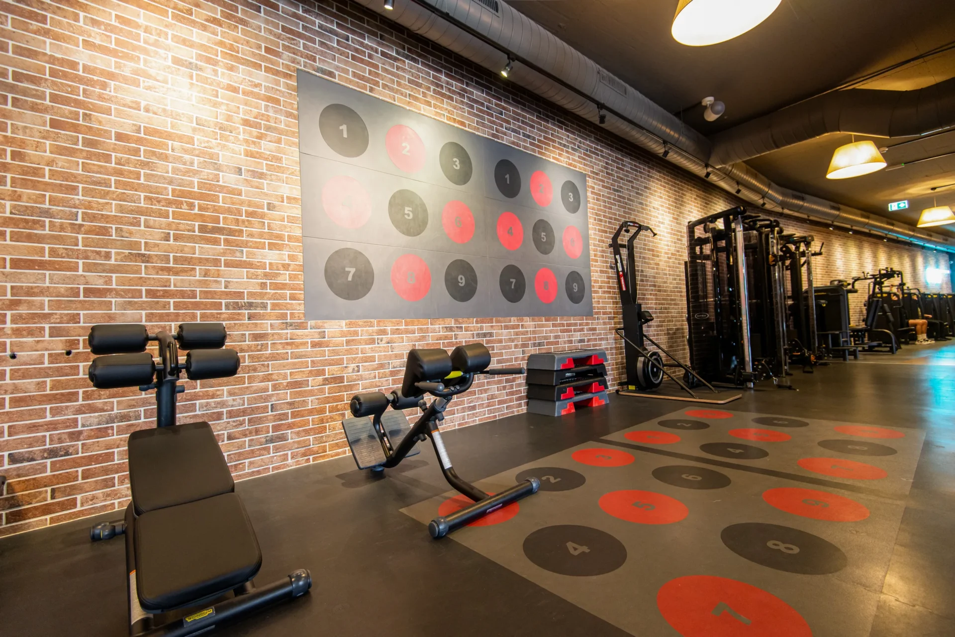 evo fitness geneva ceva functional area target wall floor